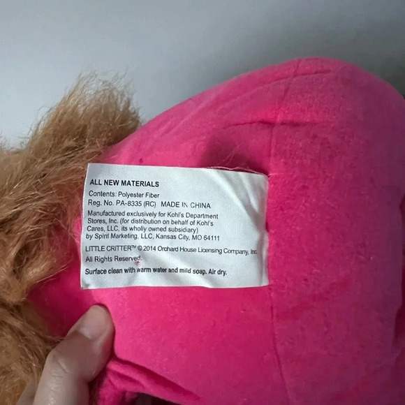 Kohl’s Cares Little Critter Little Sister Mercer  Meyer Stuffed Plush - Picture 5 of 5